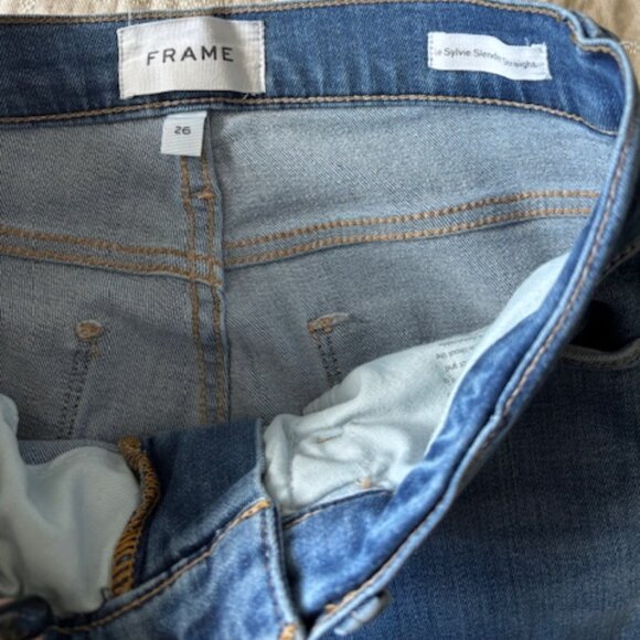 Frame Denim Jeans Le Sylvie Slender Straight size 26 - Picture 6 of 8
